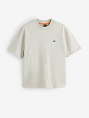 Marrón - BOSS Relaxed Fit Logo T-Shirt - Imagen 5 de 6