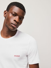 Pack 3 de camisetas 100% algodón de HUGO - Imagen 6 de 9