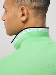 BOSS Green Regular Fit Paddy Tipped Collar Polo Shirt - Image 4 of 5