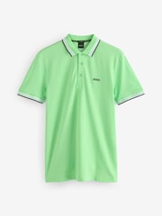 BOSS Green Regular Fit Paddy Tipped Collar Polo Shirt - Image 5 of 5