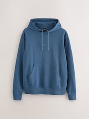 BOSS Blue Relaxed Fit 100% Cotton Hoodie - Image 1 of 1