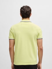 أصفر - BOSS Paddy Pro Tipped Collar Polo Shirt - صورة 2 من 5