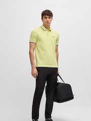 أصفر - BOSS Paddy Pro Tipped Collar Polo Shirt - صورة 3 من 5