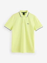 أصفر - BOSS Paddy Pro Tipped Collar Polo Shirt - صورة 5 من 5
