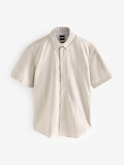 BOSS Brown Regular Fit Liam Shirt - Image 1 of 1