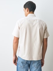 BOSS Brown Regular Fit Liam Shirt - Image 2 of 4
