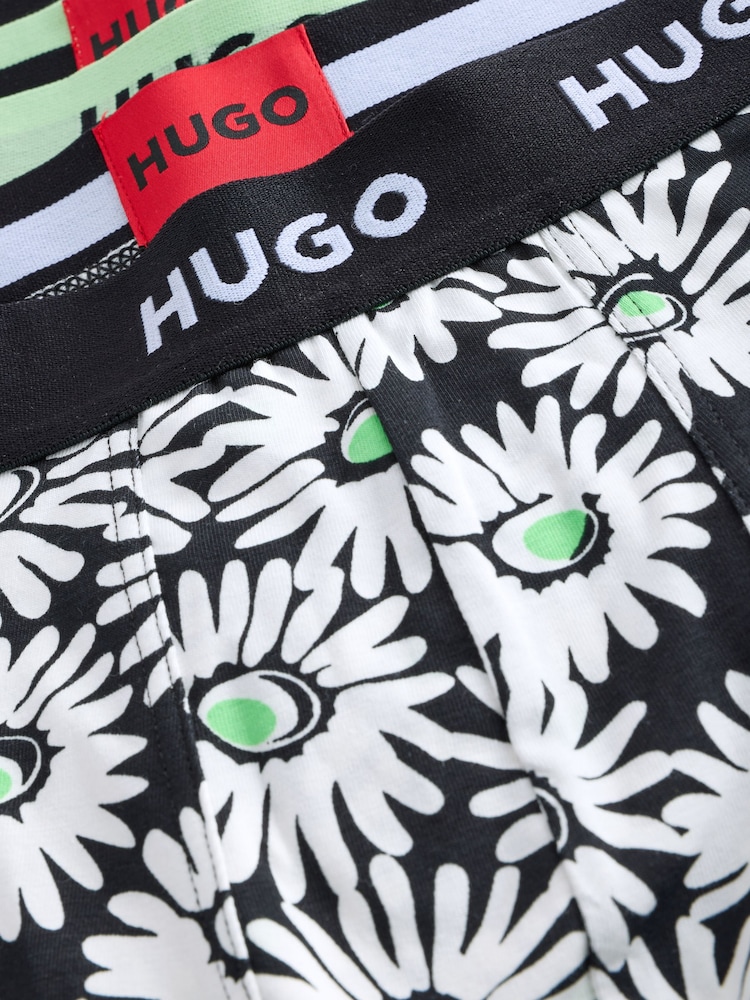 HUGO Blue Boxers 3 Pack - Image 6 of 6 HUGO Blue Boxers 3 Pack - Image 6 of 6