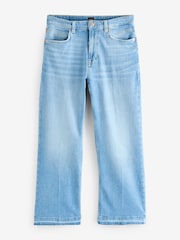 BOSS Blue Light Wash Kick Flare Stretch Denim Jeans - Image 5 of 5