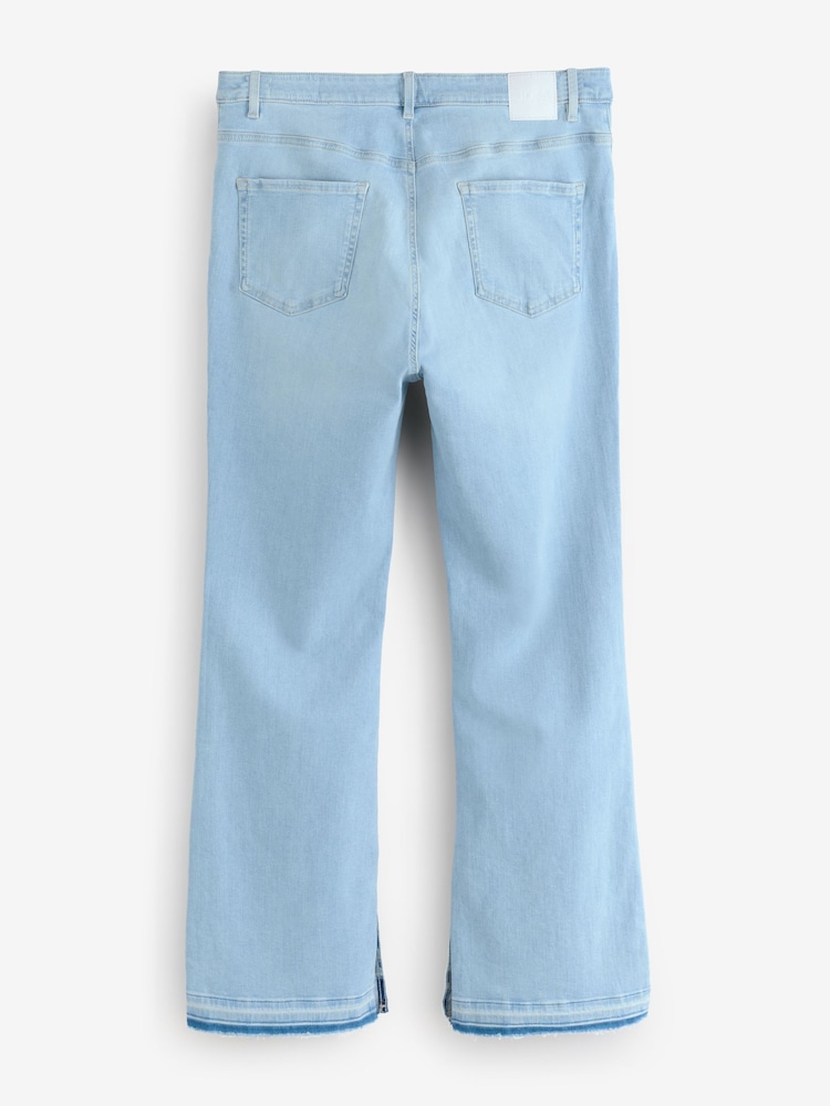 BOSS Blue Light Wash Bootcut Stretch Denim Jeans - Image 2 of 4