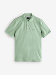 BOSS Green 100% Cotton Pallas Regular-Fit Logo Polo Shirt - Image 1 of 1