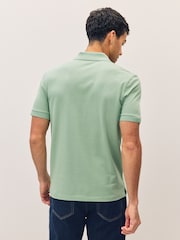 BOSS Green 100% Cotton Pallas Regular-Fit Logo Polo Shirt - Image 2 of 5
