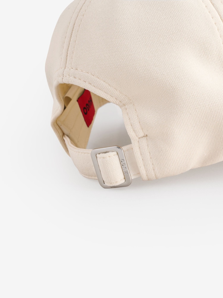 HUGO Cream Ally Logo Cap - Image 2 of 4