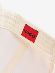 HUGO Cream Ally Logo Cap - Image 4 of 4