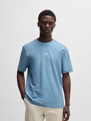 BOSS Blue Relaxed Fit Logo T-Shirt - Image 1 of 5