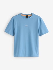 BOSS Blue Relaxed Fit Logo T-Shirt - Image 5 of 5