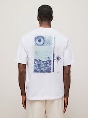BOSS Natural 100% Cotton Relaxed-Fit Logo T-Shirt - Image 3 of 6