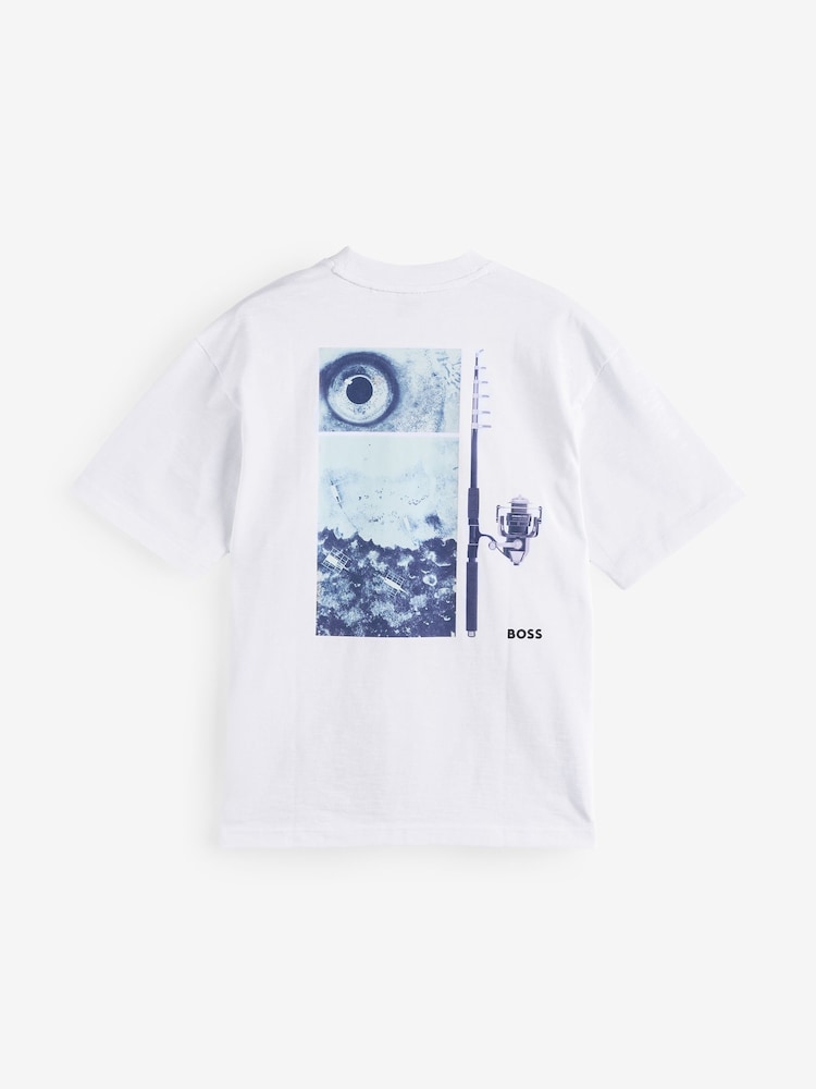 BOSS Natural 100% Cotton Relaxed-Fit Logo T-Shirt - Image 6 of 6