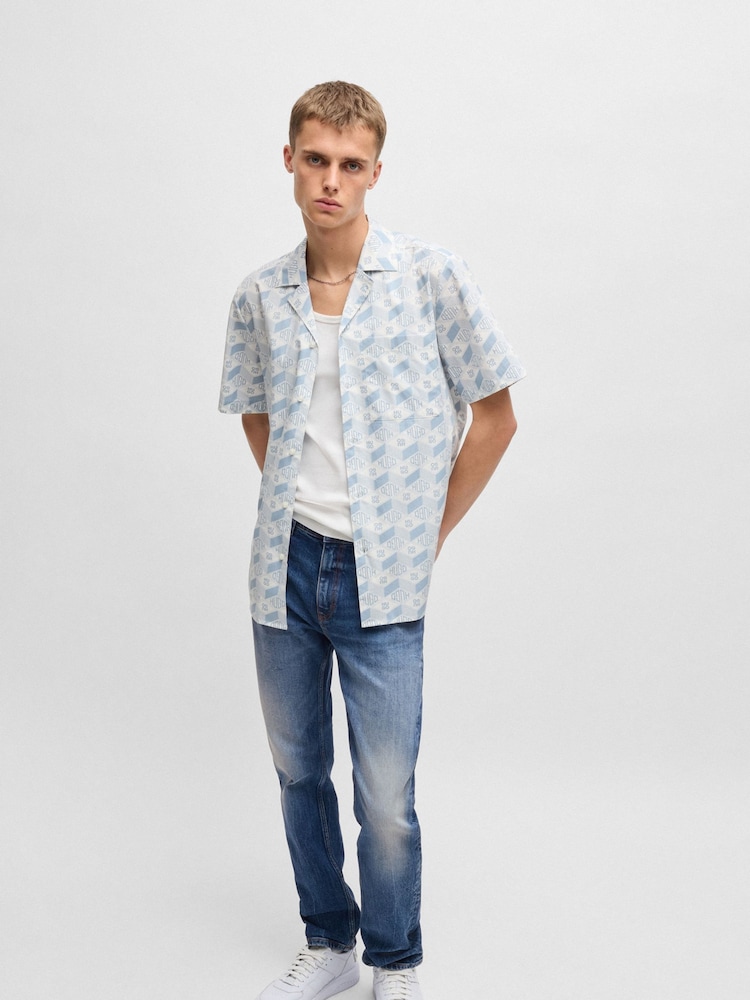 Albastru - HUGO 708 Denim Jeans - Image 3 of 5