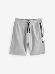 BOSS Grey 100% Cotton Authentic Logo Shorts - Image 1 of 1
