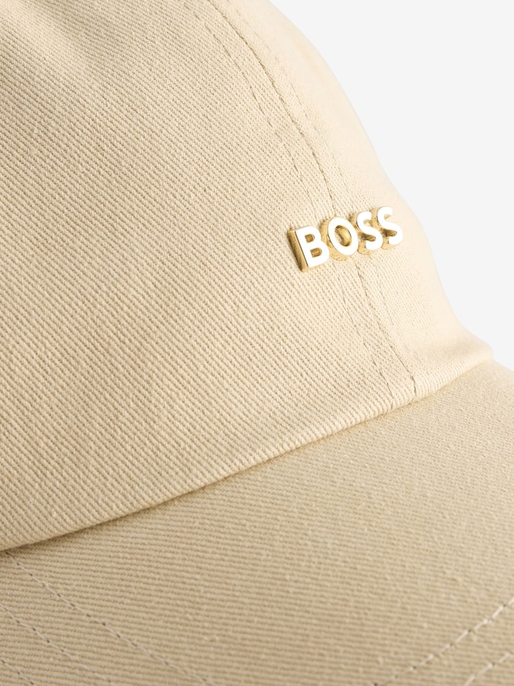 BOSS Brown Ari Metal Logo 100% Cotton Cap - Image 4 of 4