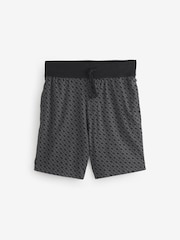 BOSS Black Relaxed-Fit 100% Cotton T-Shirt And Shorts Set - Image 7 of 7