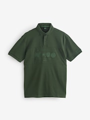 BOSS Relaxed Fit Percy 100% Cotton Polo Shirt - صورة 1 من 1