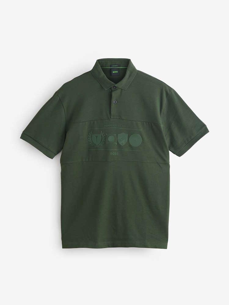BOSS Relaxed Fit Percy 100% Cotton Polo Shirt - صورة 1 من 1