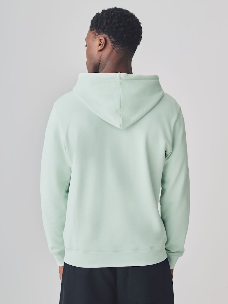 BOSS Navy Wetalk Logo Patch Terry Hoodie - Image 2 of 8