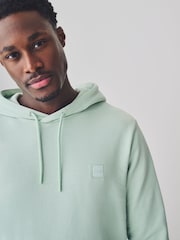 BOSS Navy Wetalk Logo Patch Terry Hoodie - Image 6 of 8