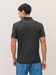 BOSS Black Golf Palle Revere Collar Regular-Fit Polo Shirt - Image 2 of 4