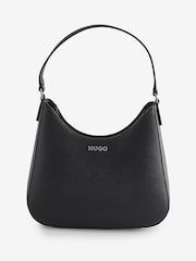 HUGO Black Chris Hobo Shoulder Bag - Image 1 of 7