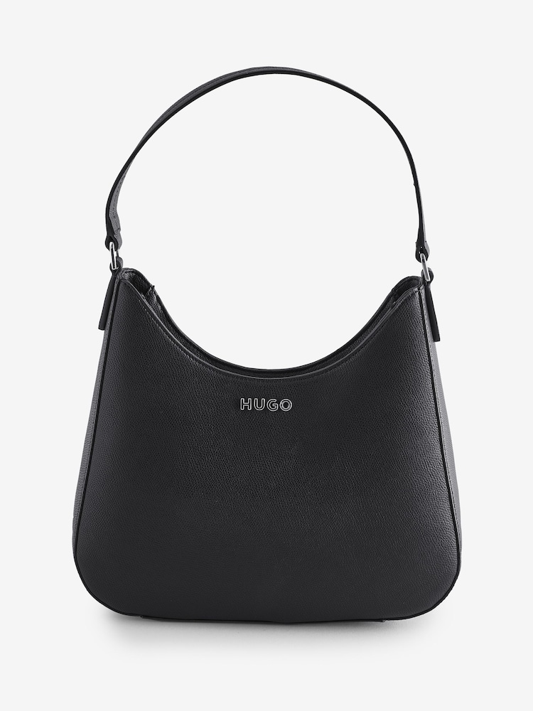 HUGO Black Chris Hobo Shoulder Bag - Image 1 of 7