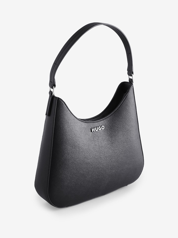 HUGO Black Chris Hobo Shoulder Bag - Image 2 of 7
