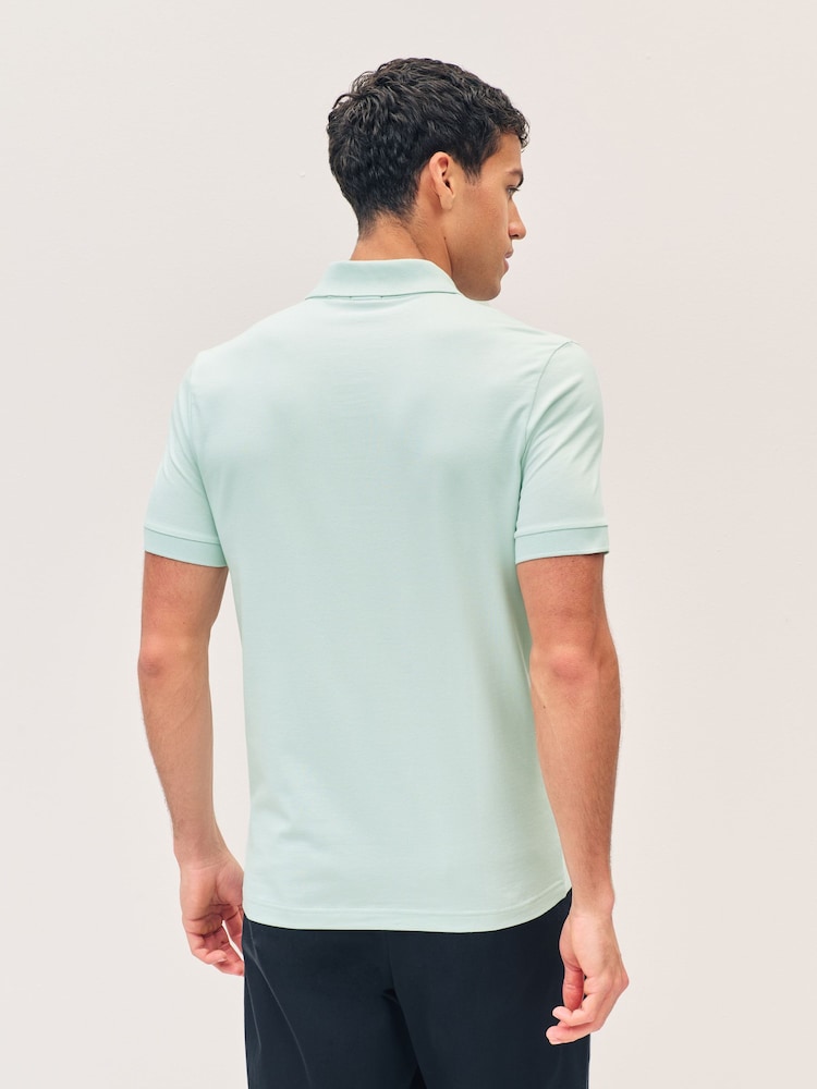 BOSS Green Passenger Slim-Fit Box Logo Polo Shirt - Image 2 of 4 BOSS Green Passenger Slim-Fit Box Logo Polo Shirt - Image 2 of 4