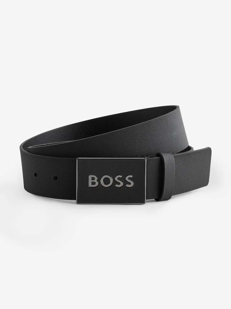 BOSS Black Logo Belt - Image 1 of 3 BOSS Black Logo Belt - Image 1 of 3
