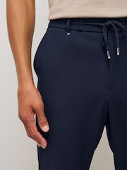 BOSS Blue Perin Tapered-Fit Suit Trousers - Image 3 of 5