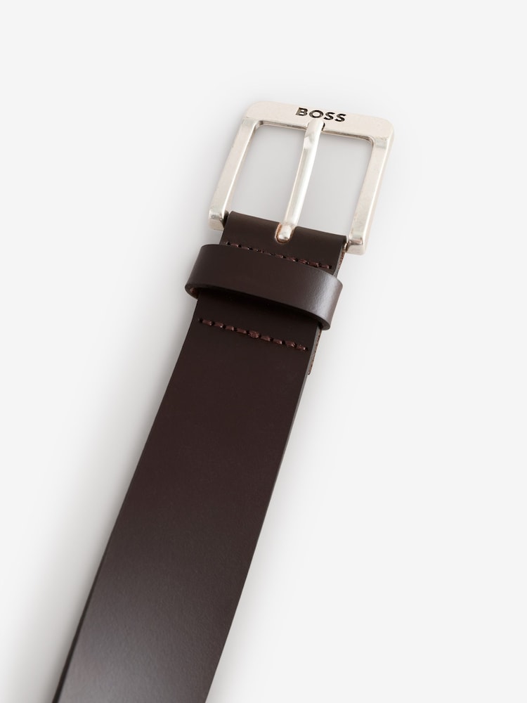 BOSS Brown Logo Belt - Image 2 of 2 BOSS Brown Logo Belt - Image 2 of 2