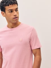 BOSS Pink Relaxed-Fit Logo T-Shirt - Image 3 of 4