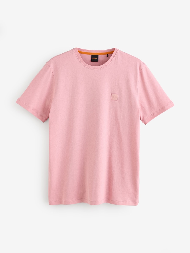 BOSS Pink Relaxed-Fit Logo T-Shirt - Image 4 of 4