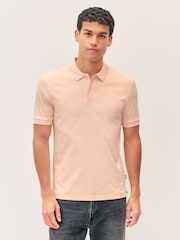 BOSS Orange Phillipson Slim-Fit 100% Cotton Polo Shirt - Image 1 of 5