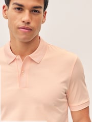 BOSS Orange Phillipson Slim-Fit 100% Cotton Polo Shirt - Image 3 of 5
