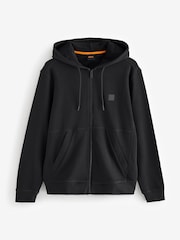 BOSS Black 100% Cotton Box Logo Hooded Sweatshirt - Image 4 of 4