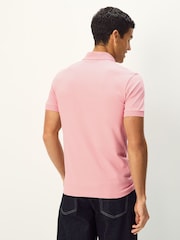 BOSS Pink Slim Fit Passenger Box Logo Polo Shirt - Image 2 of 4