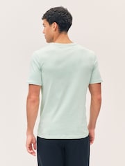 Verde - BOSS Relaxed Fit Logo T-Shirt - Imagen 2 de 4