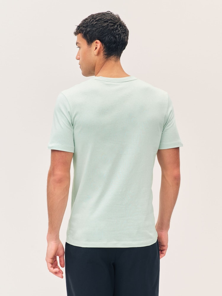 Verde - BOSS Relaxed Fit Logo T-Shirt - Imagen 2 de 4