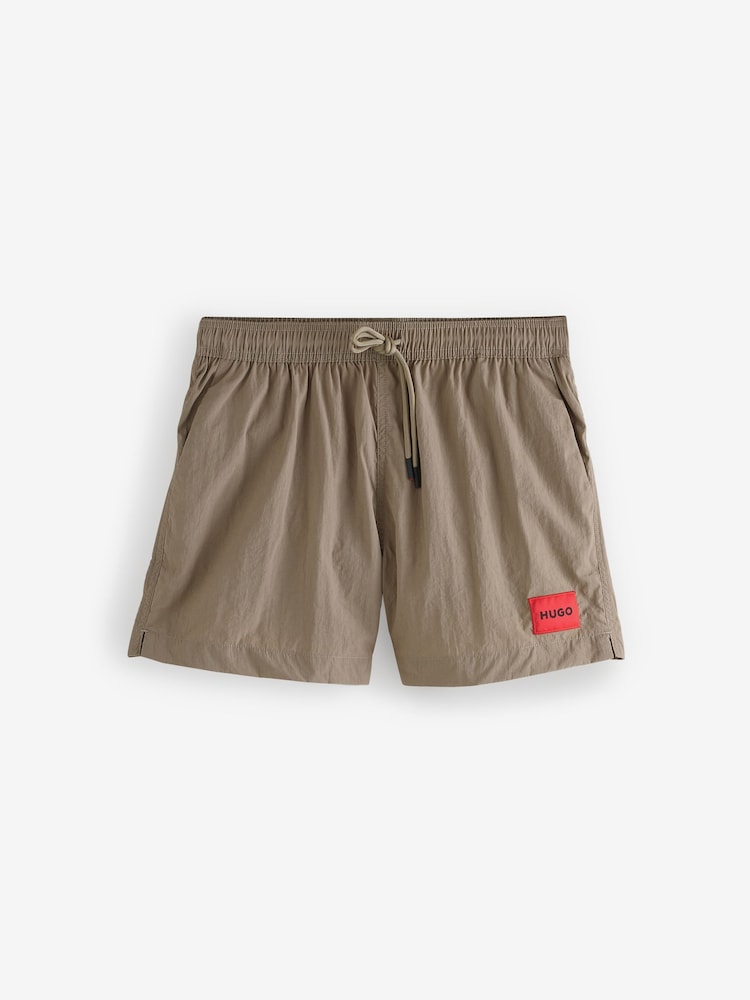 HUGO Brown Dominica Swim Shorts - Image 1 of 1