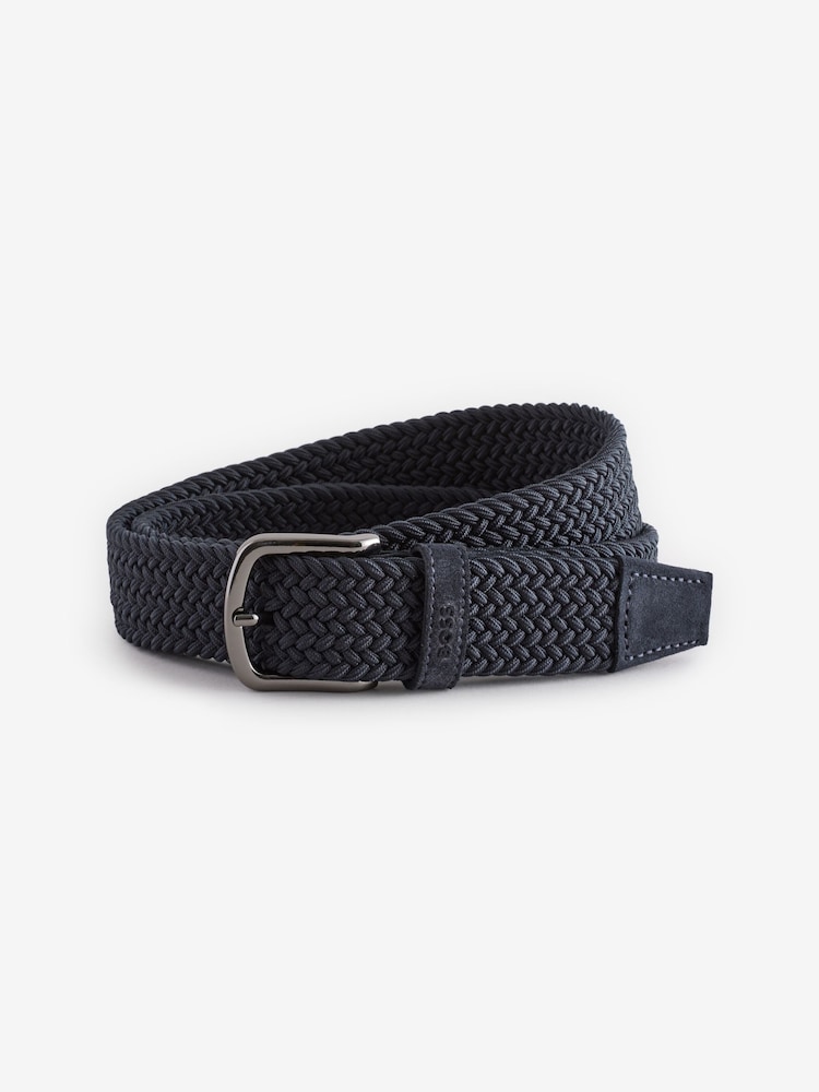BOSS Blue Logo Belt - Image 1 of 3