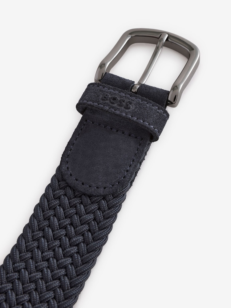 BOSS Blue Logo Belt - Image 2 of 3 BOSS Blue Logo Belt - Image 2 of 3