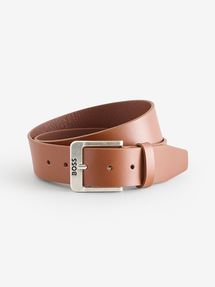 BOSS Light Brown Logo Belt - Image 2 of 2