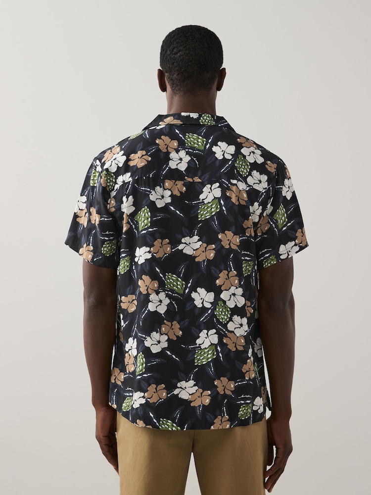 Negro - BOSS Printed Shirt - Imagen 2 de 5